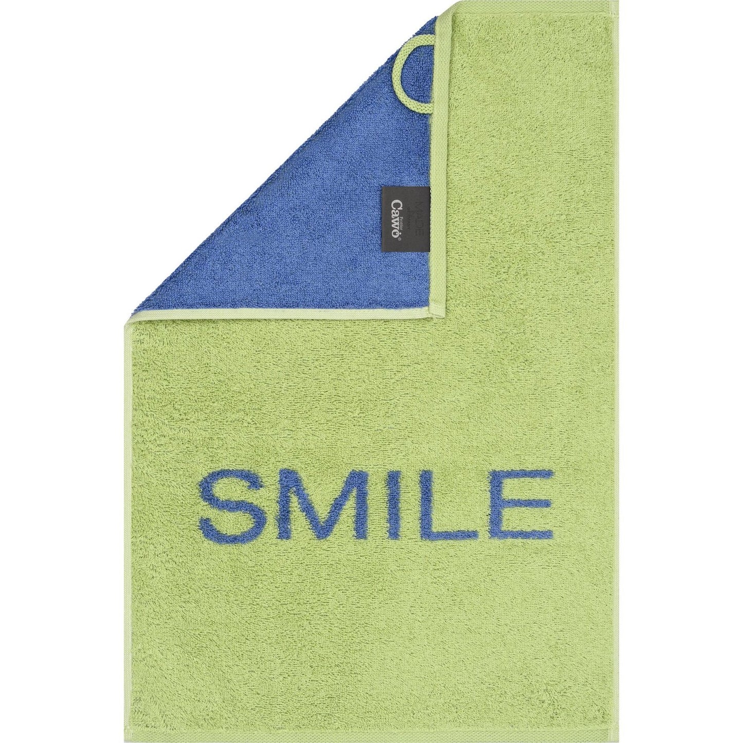 Cawö Gästetuch Postcard Towels SMILE