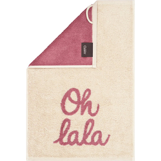 Cawö Gästetuch Postcard Towels Oh lala