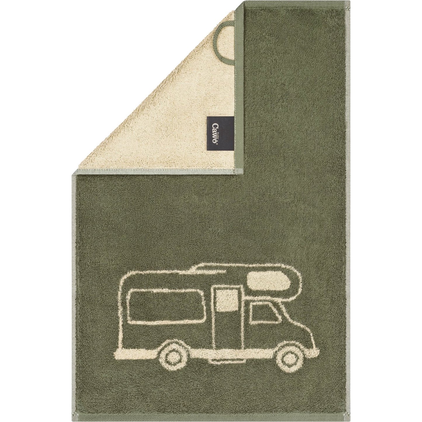 Cawö Gästetuch Postcard Towels Camper
