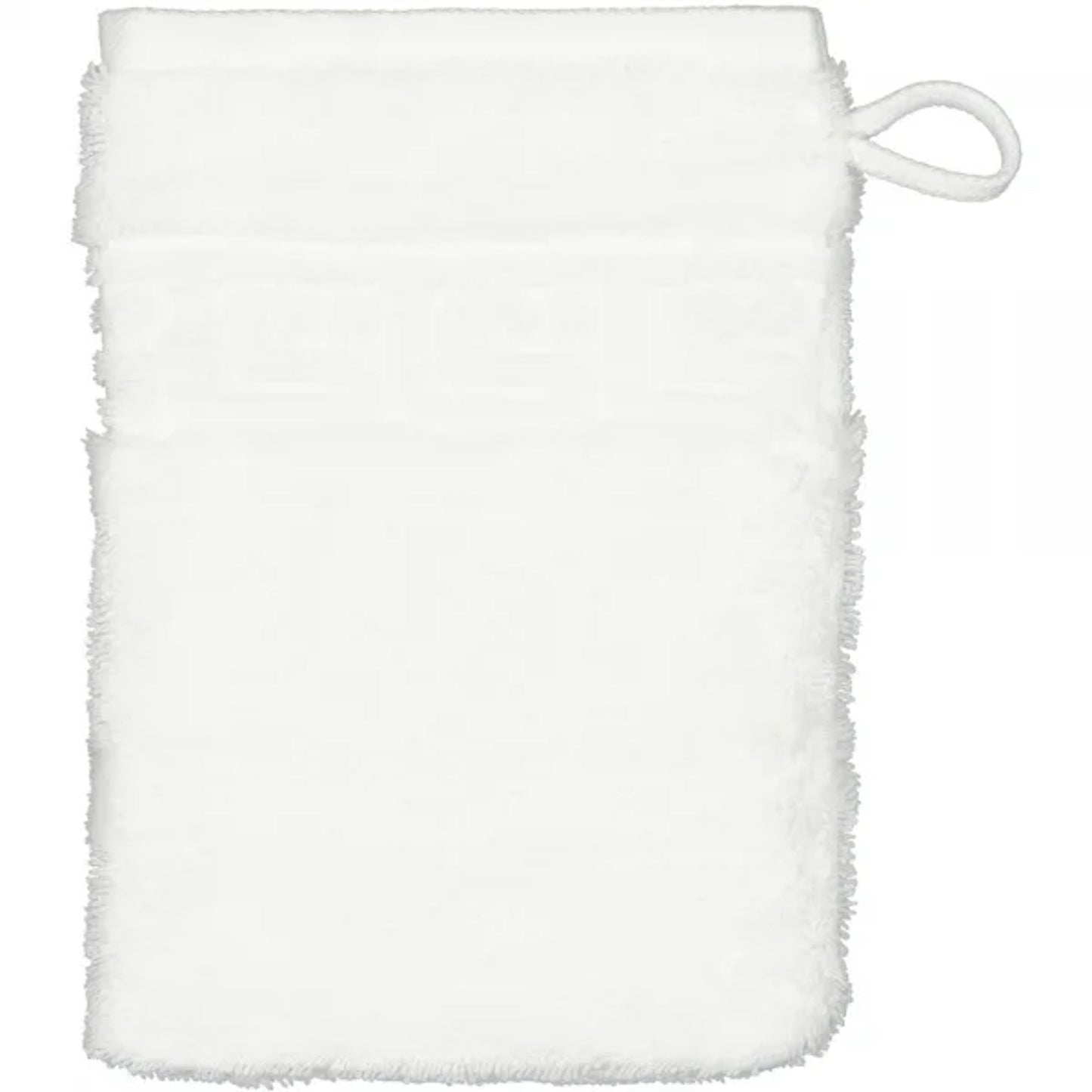 Cawö Waschhandschuh Noblesse 1001 weiß