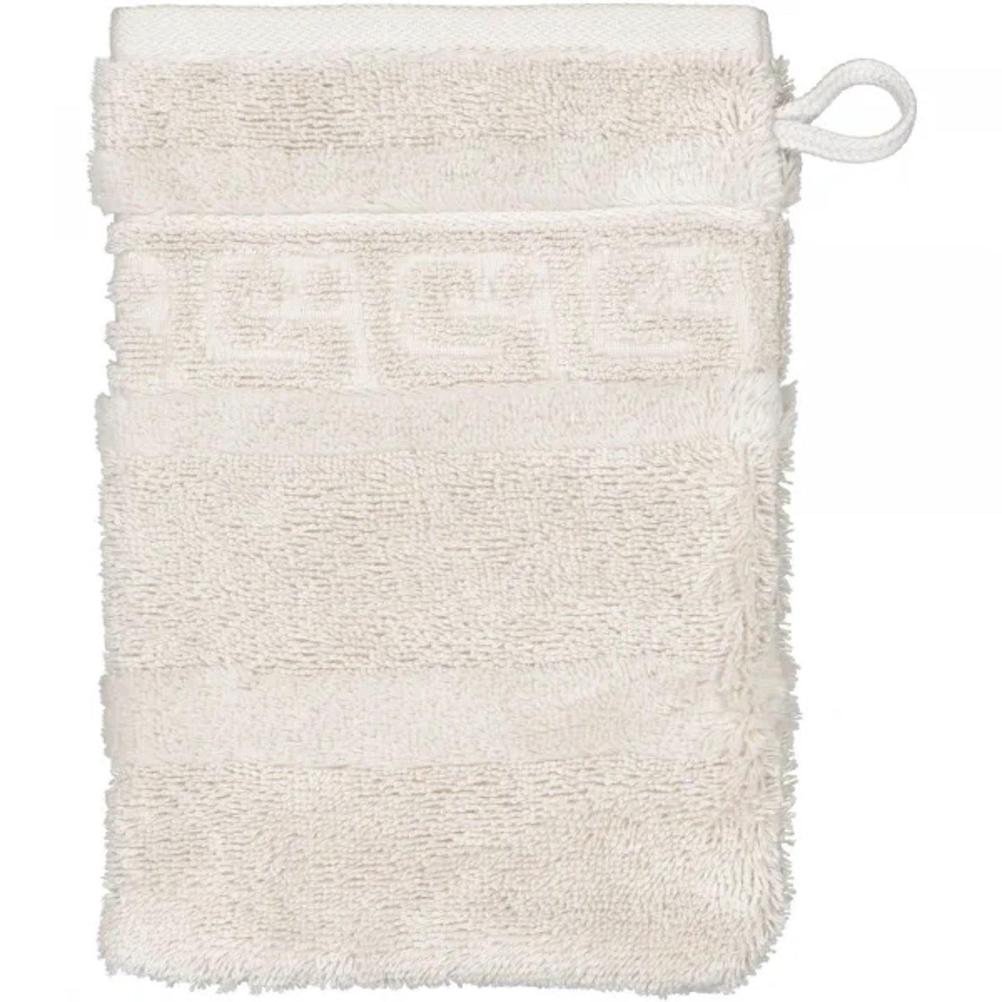 Cawö Waschhandschuh Noblesse 1001 silber
