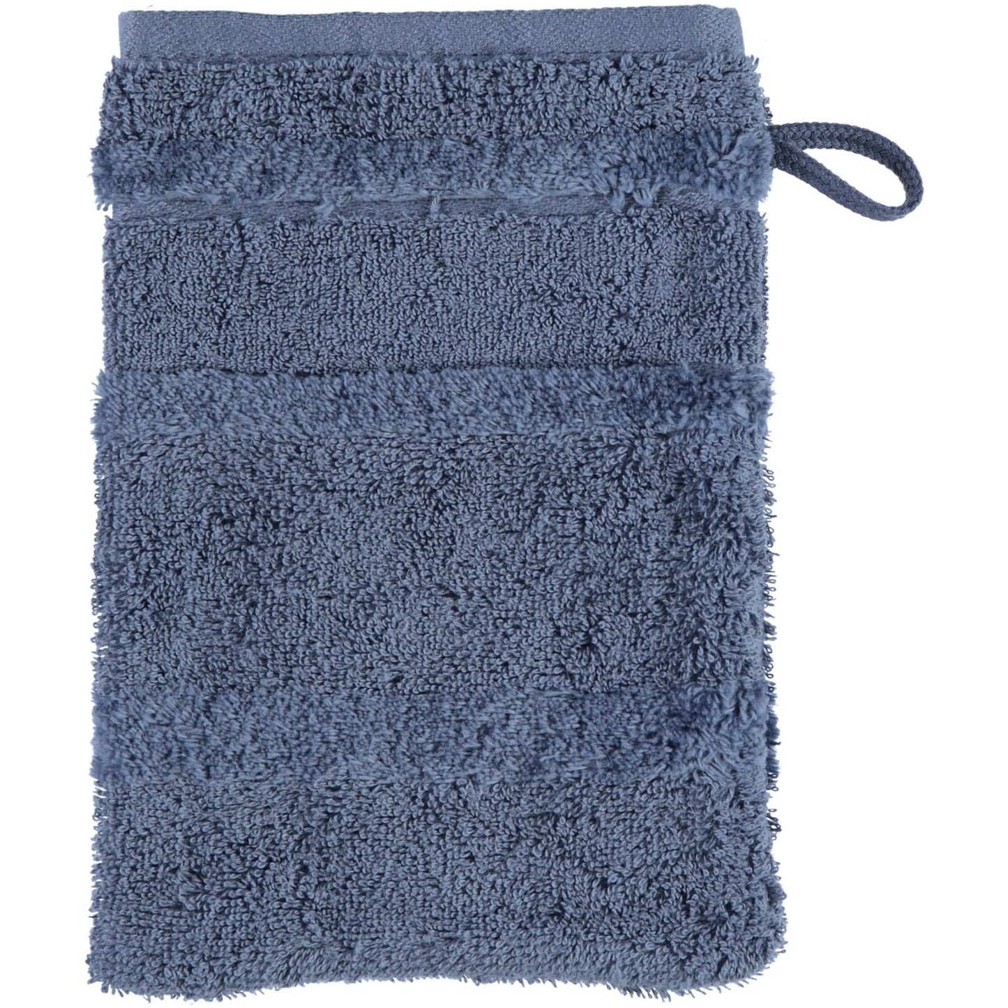 Cawö Waschhandschuh Noblesse 1002 nachtblau