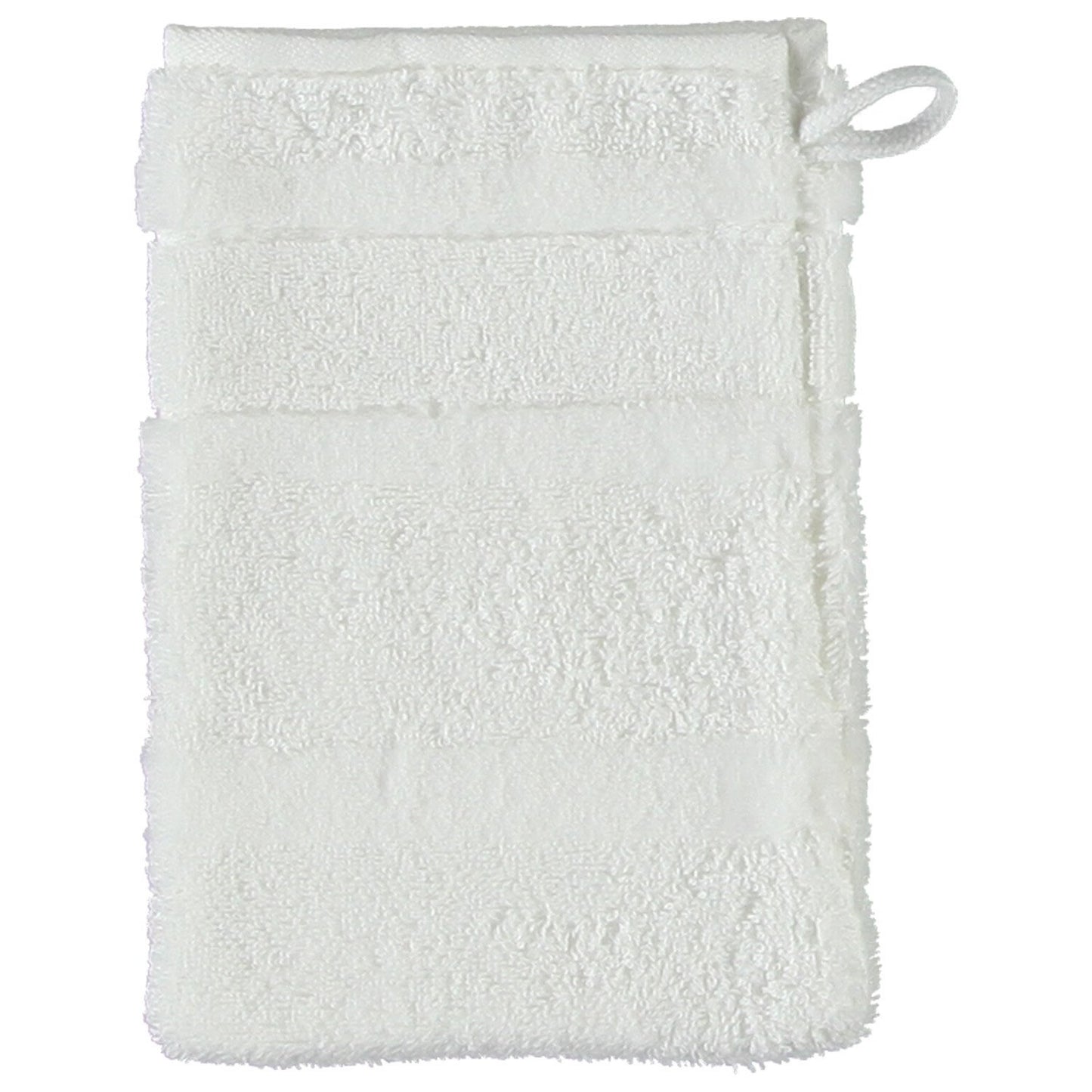 Cawö Waschhandschuh Noblesse 1002 weiß