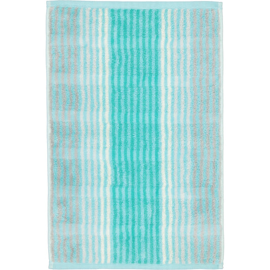 Cawö Gästetuch Cashmere Streifen 1056 mint