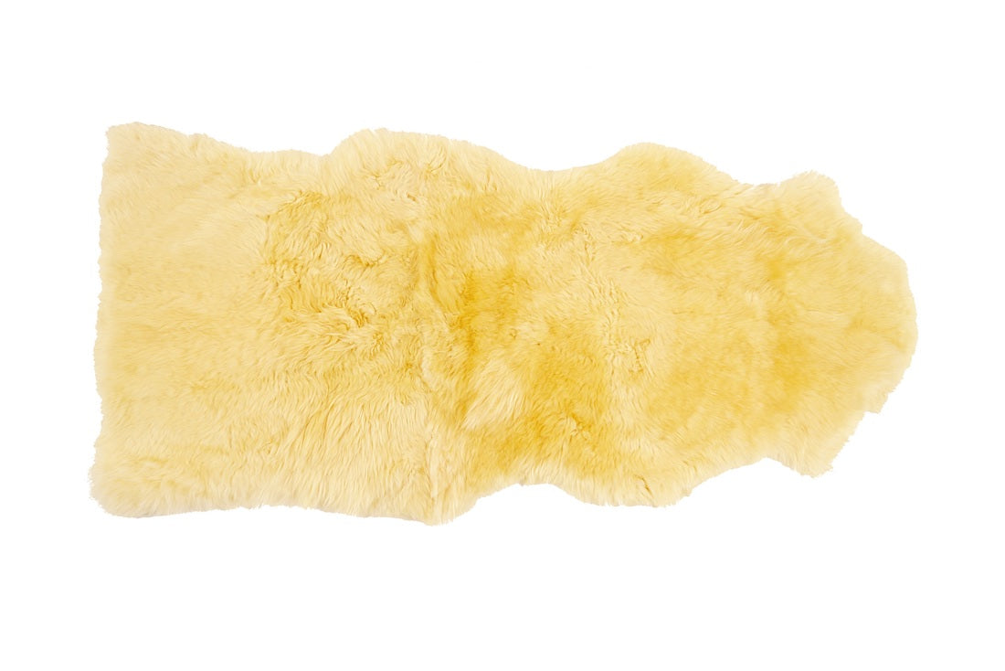 Kaiser Dekolammfell aus 1,5 Fellen 175x65cm champagner