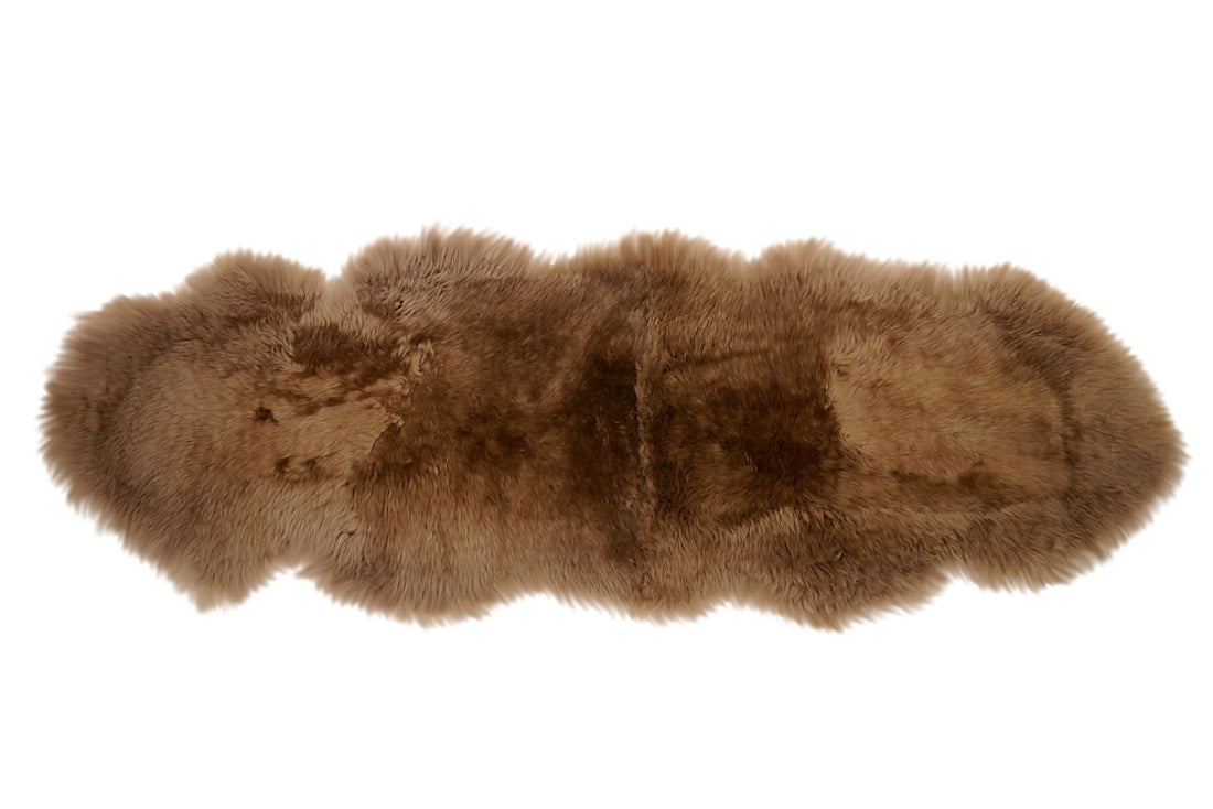 Kaiser Dekolammfell aus 2 Fellen 180x60cm cappuccino