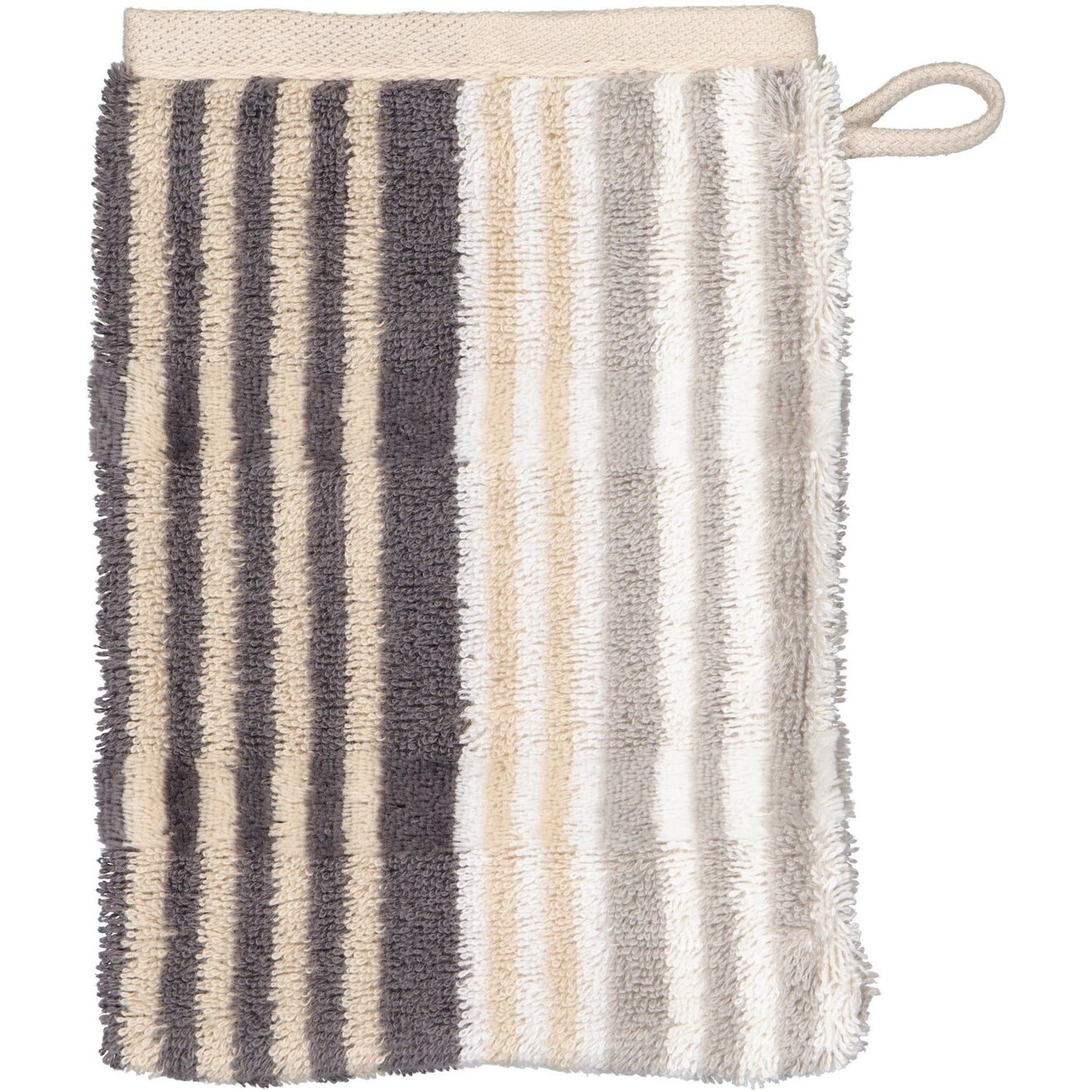 Cawö Waschhandschuh Harmony Streifen 1085 natur