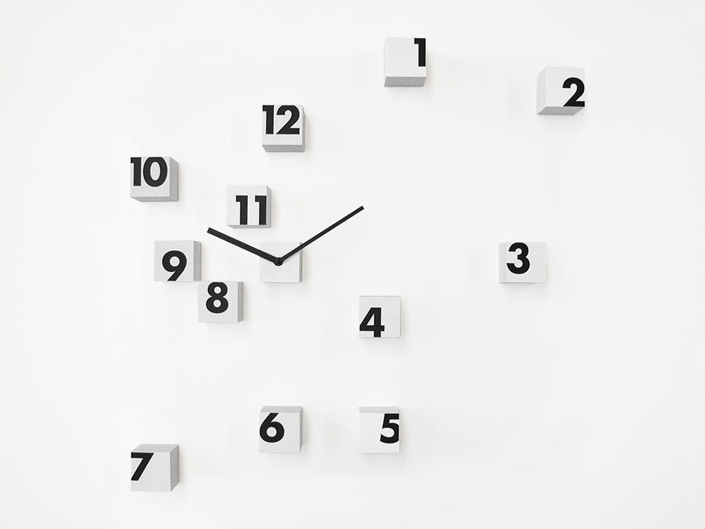 Progetti Wanduhr Rnd_time white