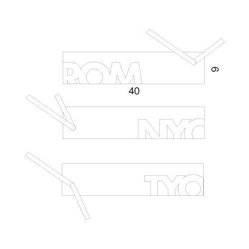 Progetti Wanduhr Souvenir black