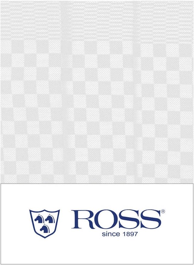 Ross 3er Pack Baumwoll Geschirrtücher 1718 weiss