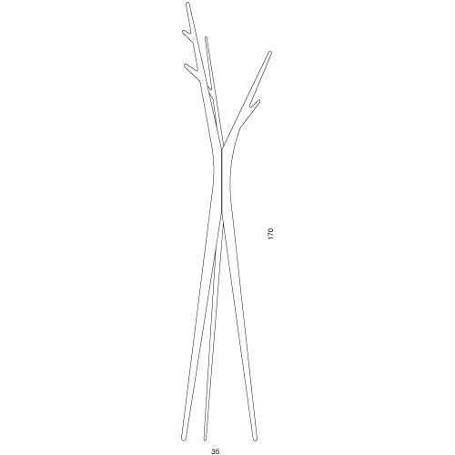 Progetti Wanduhr Treepod black