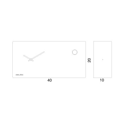 Progetti Wanduhr Cucu_Chic white
