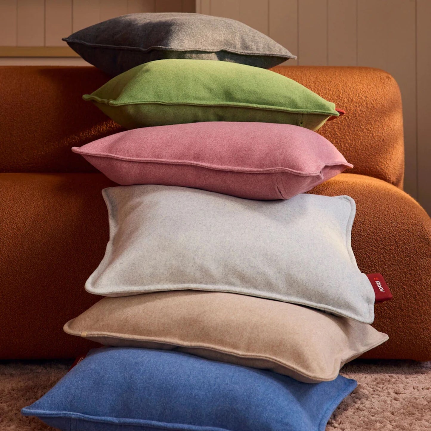 Stoov Wärmekissen Ploov³ Original Light Grey 45x60 cm