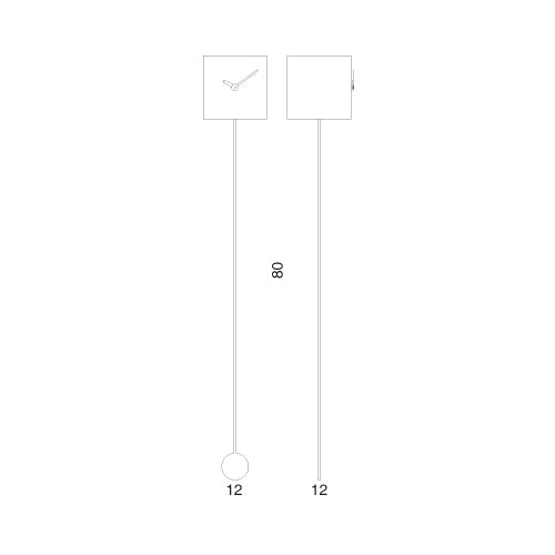 Progetti Wanduhr Long_time white
