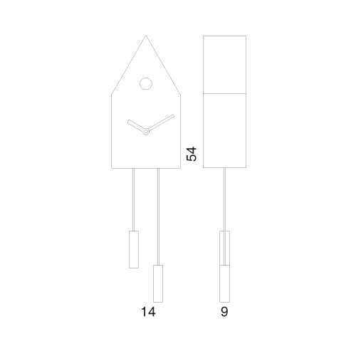 Progetti Wanduhr 24k gold