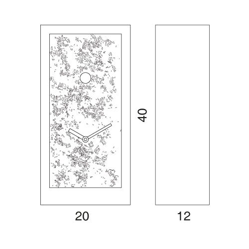 Progetti Wanduhr Amazon white