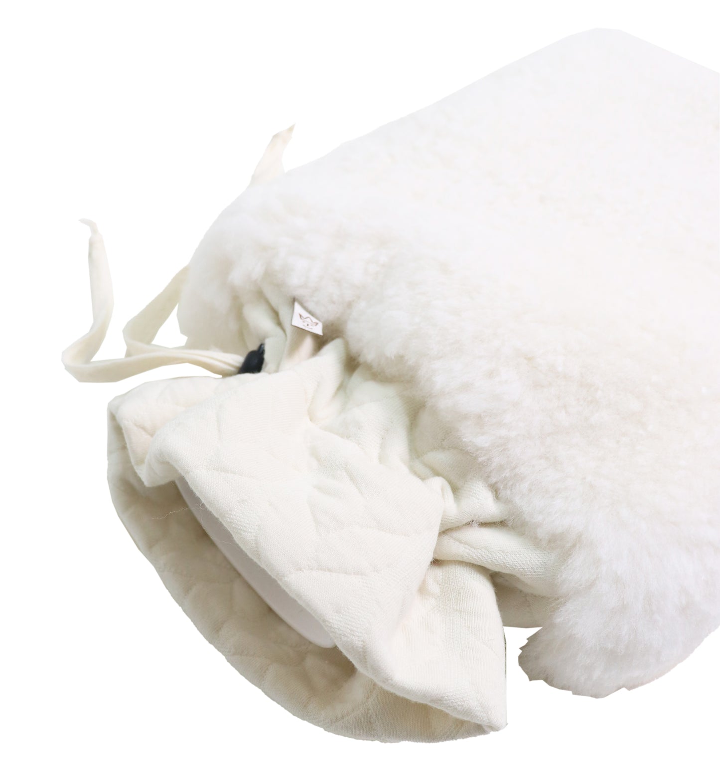 Kaiser Wärmflasche Lammfell mimosa