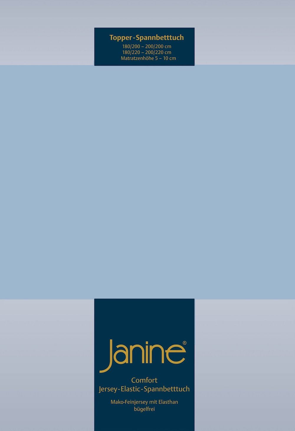 Janine Elastic-Jersey Topper 200x200 perlblau