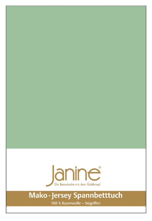Janine Feinjersey Kinder Spannbettlaken 70x140 lind