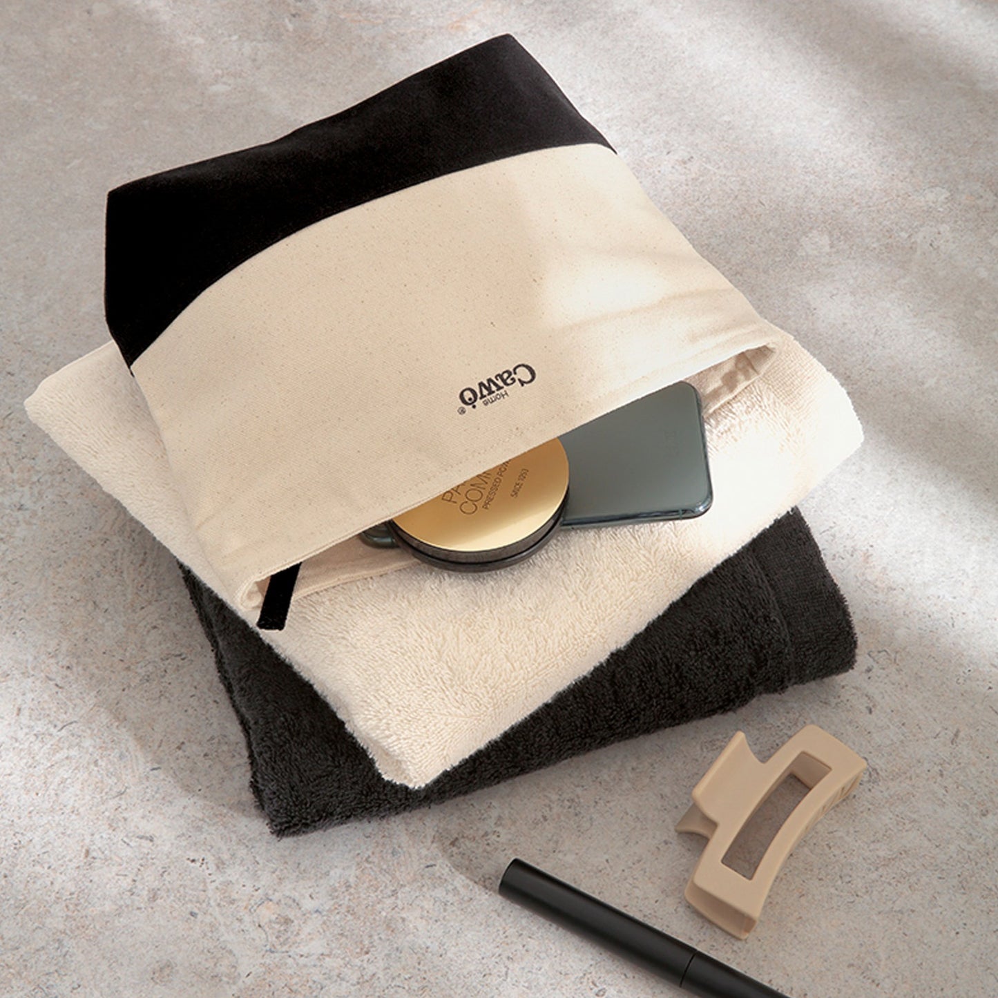 Cawö Kulturtasche Accessory Bag schwarz