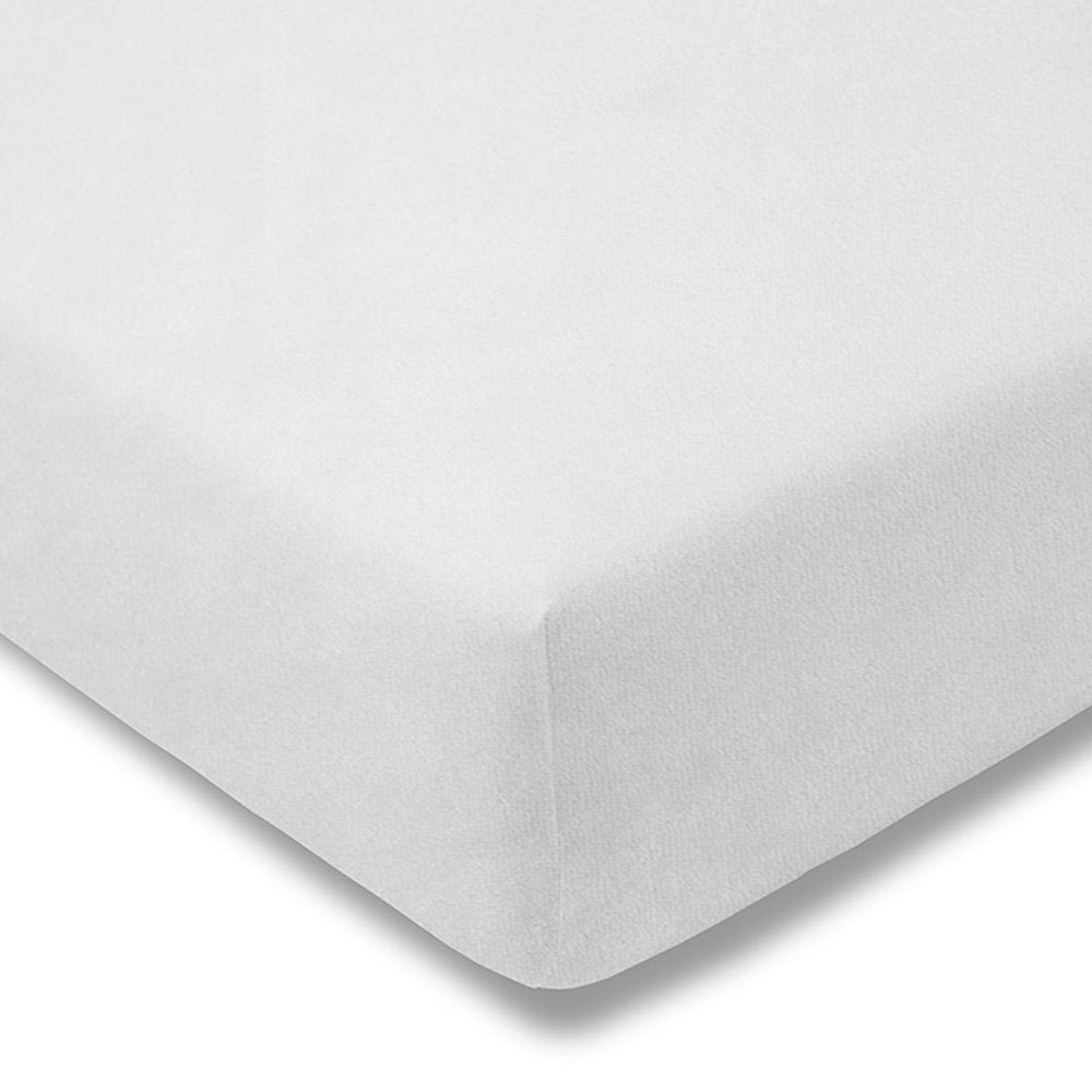 Estella Samt-Velours Spannbettlaken 150/200 weiss
