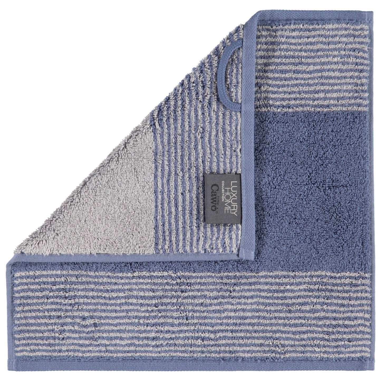 Cawö Seiftuch Two-Tone 590 nachtblau