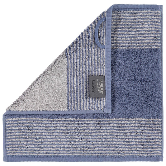 Cawö Seiftuch Two-Tone 590 nachtblau