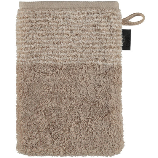 Cawö Waschhandschuh Two-Tone 590 sand