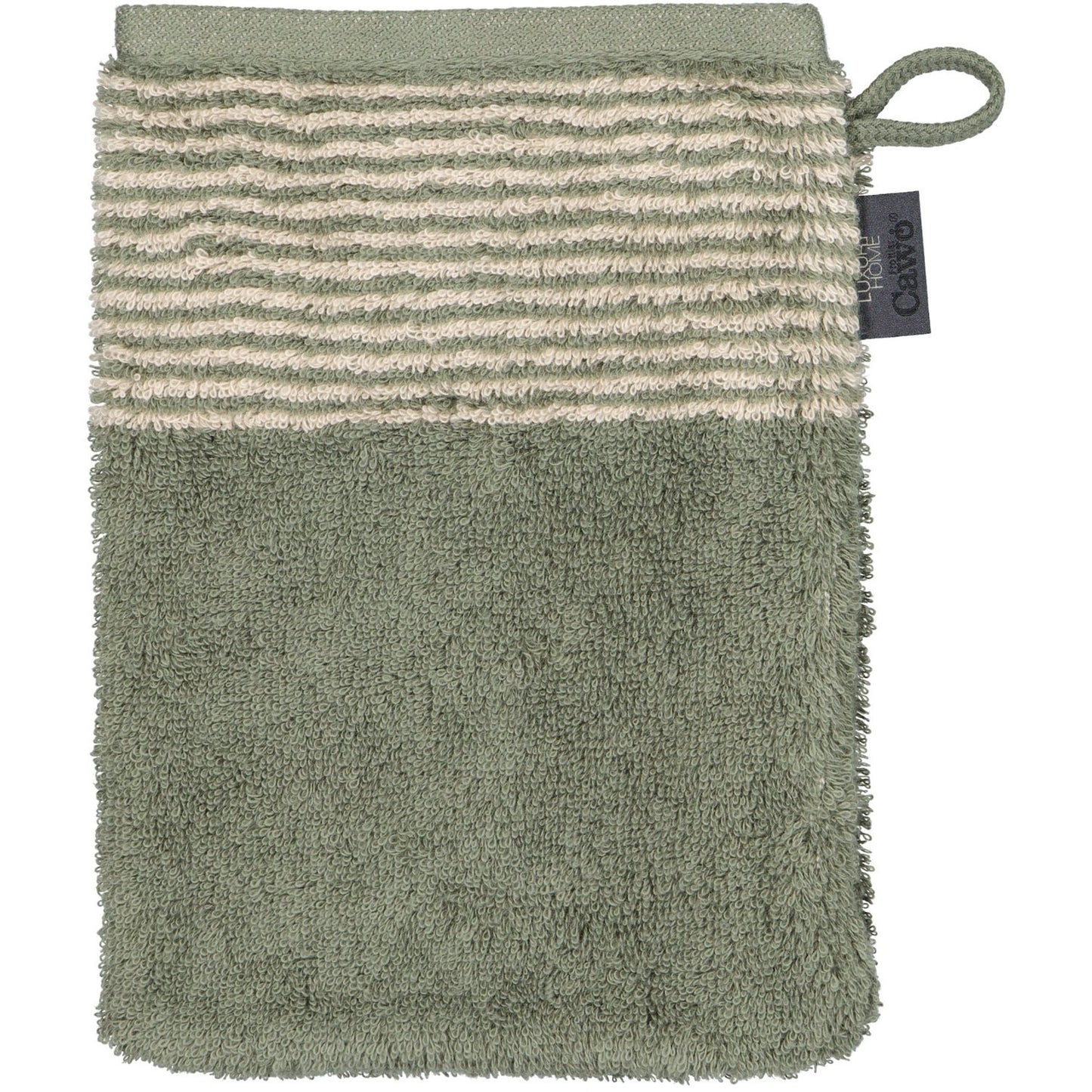 Cawö Waschhandschuh Two-Tone 590 field