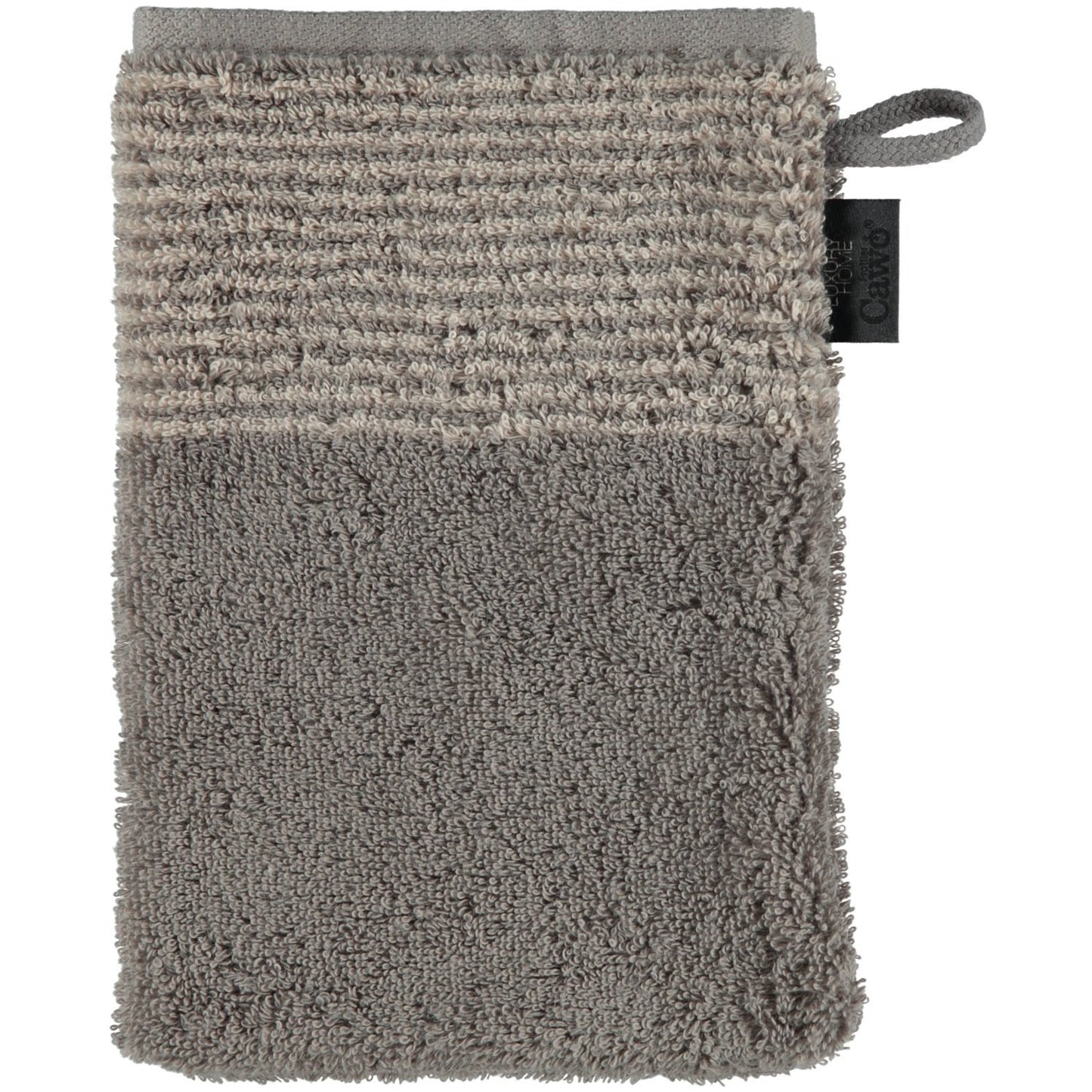 Cawö Waschhandschuh Two-Tone 590 graphit