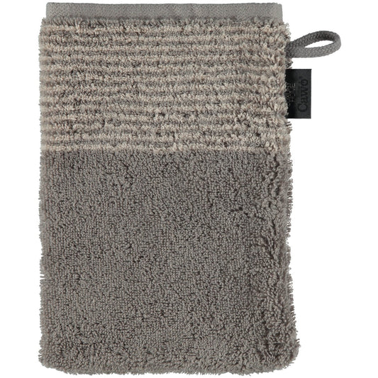 Cawö Waschhandschuh Two-Tone 590 graphit