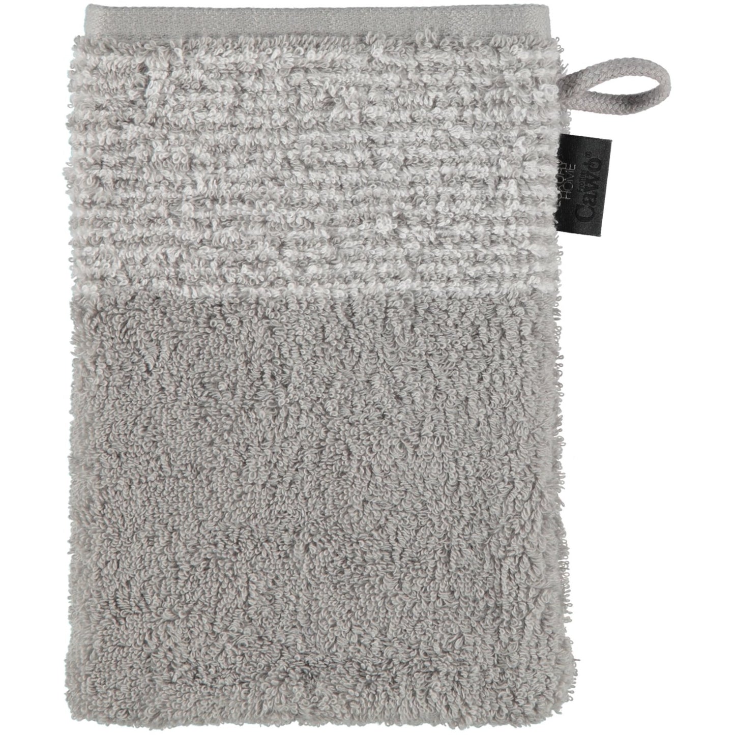 Cawö Waschhandschuh Two-Tone 590 platin