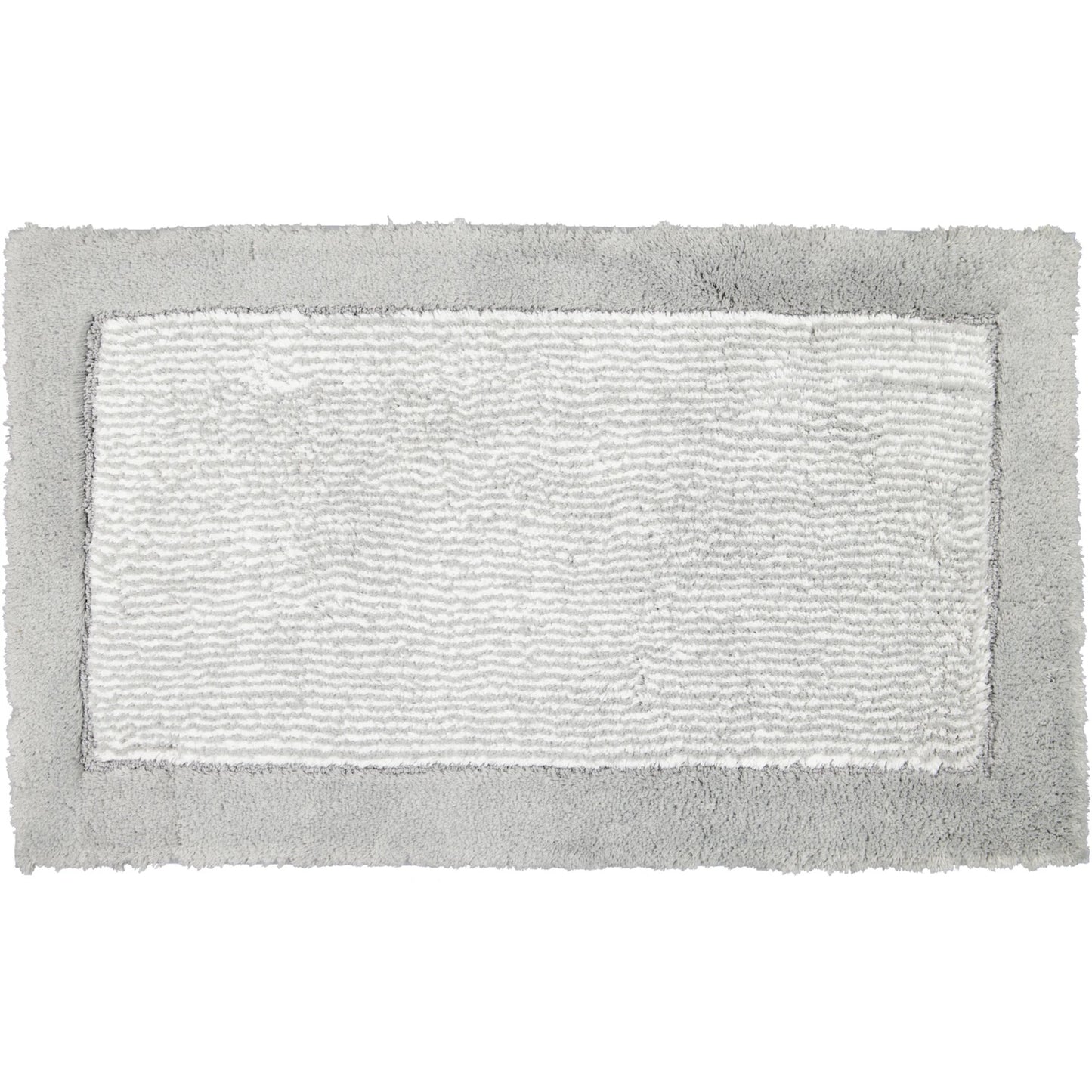 Cawö Badteppich Luxury Home Two-Tone 590 platin 70x120