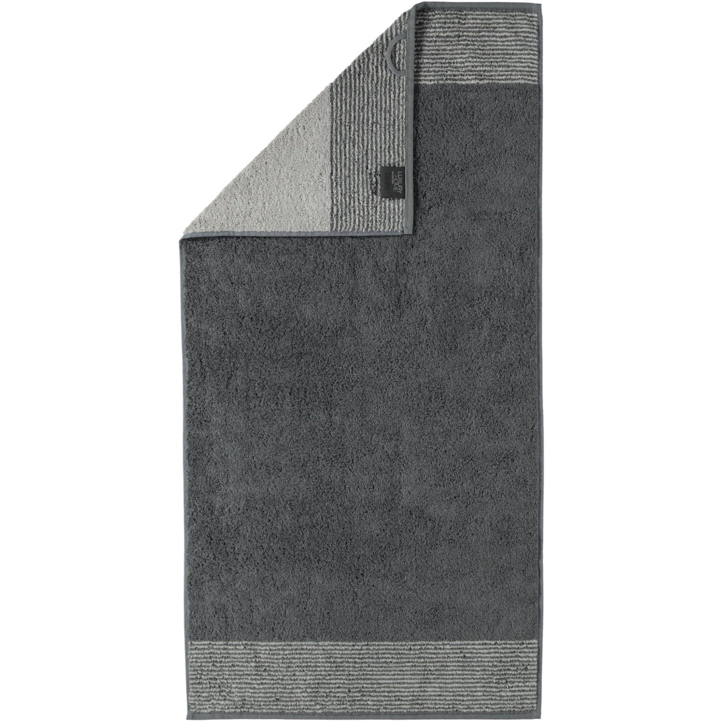 Cawö Duschtuch Two-Tone 590 schiefer