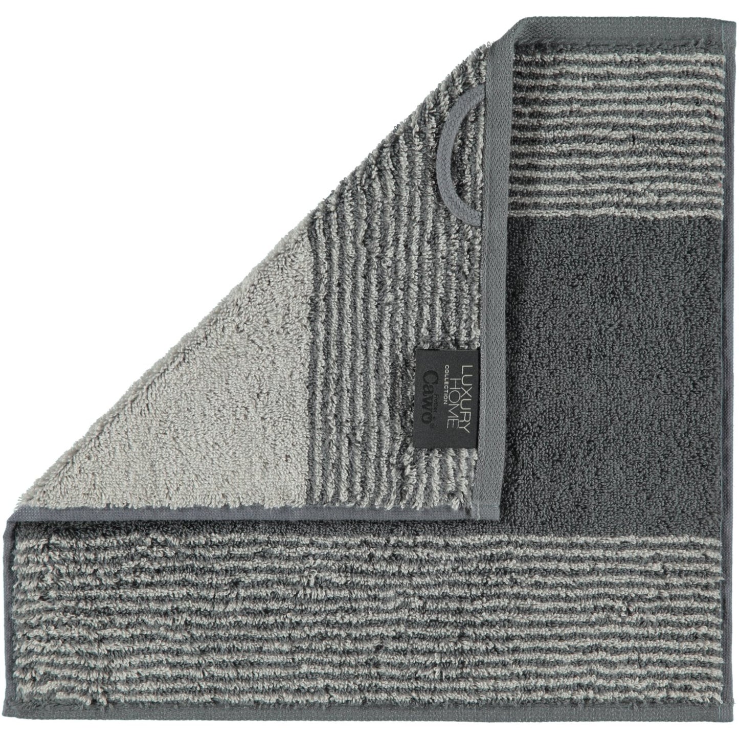 Cawö Seiftuch Two-Tone 590 schiefer