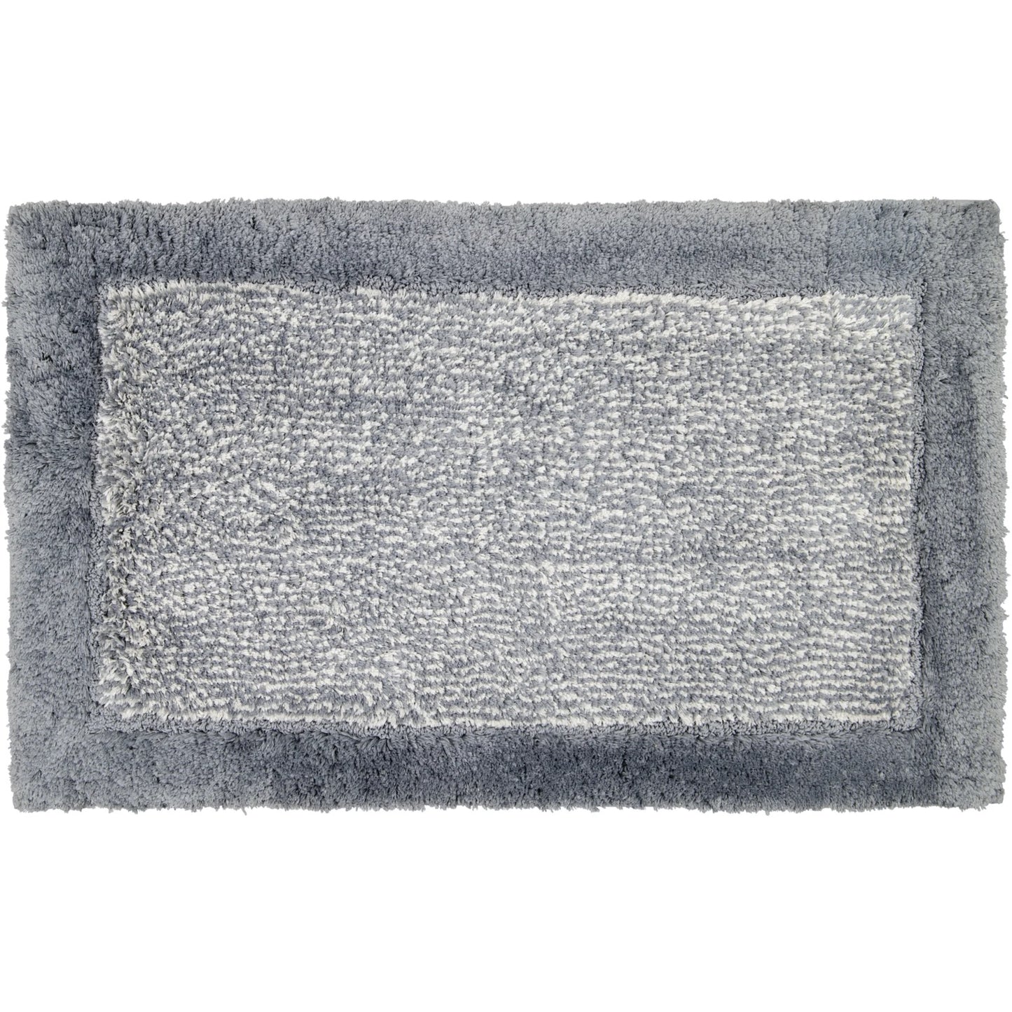 Cawö Badteppich Luxury Home Two-Tone 590 schiefer 70x120