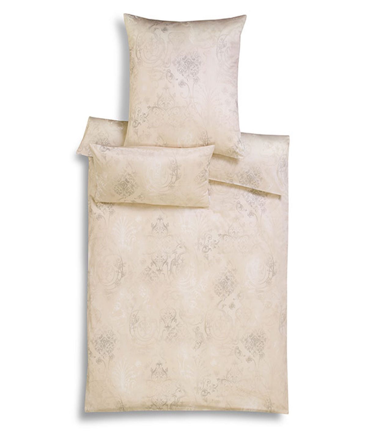 Estella Mako-Interlock-Jersey Bettwäsche Gregorio 155x220 sand