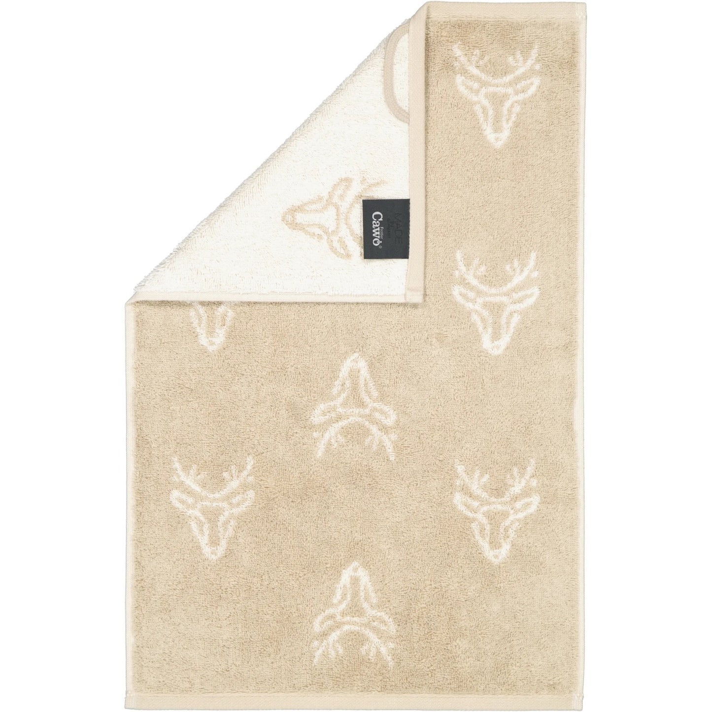 Cawö Gästetuch Alpenchic Edition Allover 6229 natur