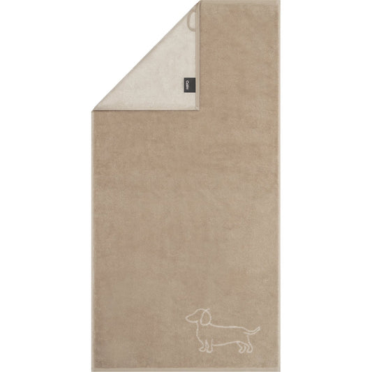 Cawö Duschtuch We love Dogs 6248 natur-beige