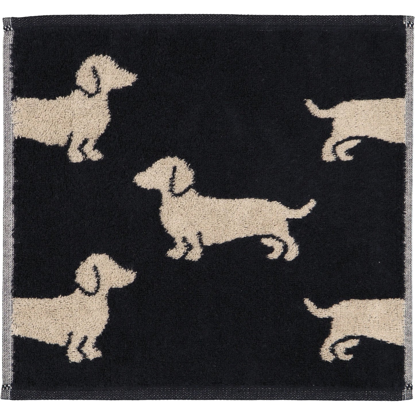 Cawö Seiftücher We love Dogs Mix 6249 schwarz-beige