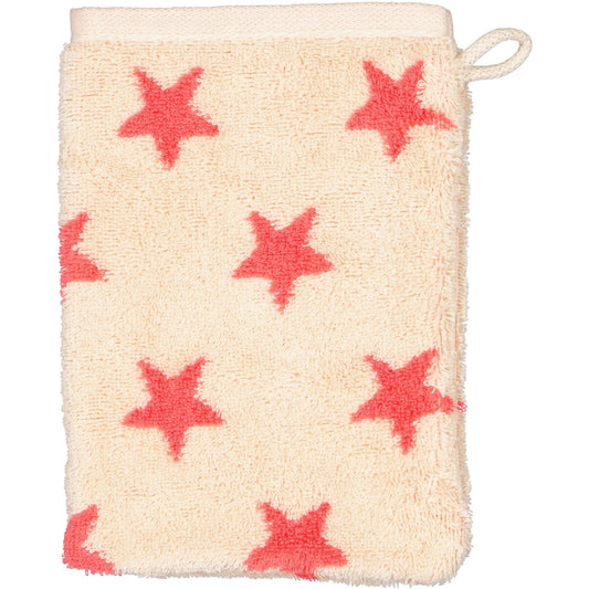 Cawö Waschhandschuh New Stars 6261 beige-pink