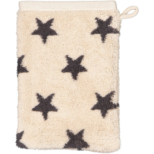 Cawö Waschhandschuh New Stars 6261 beige-basalt
