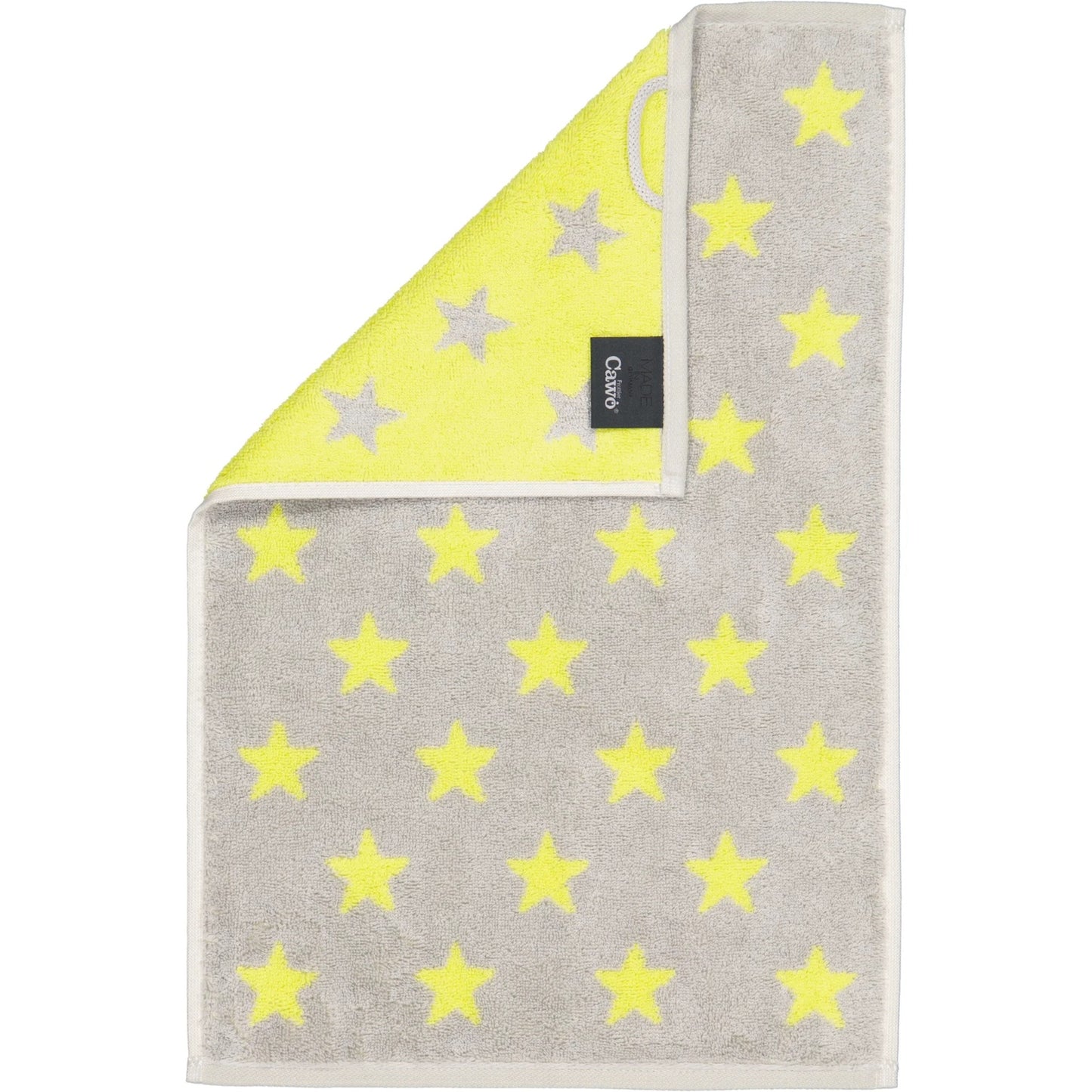 Cawö Gästetuch New Stars 6261 platin-lime