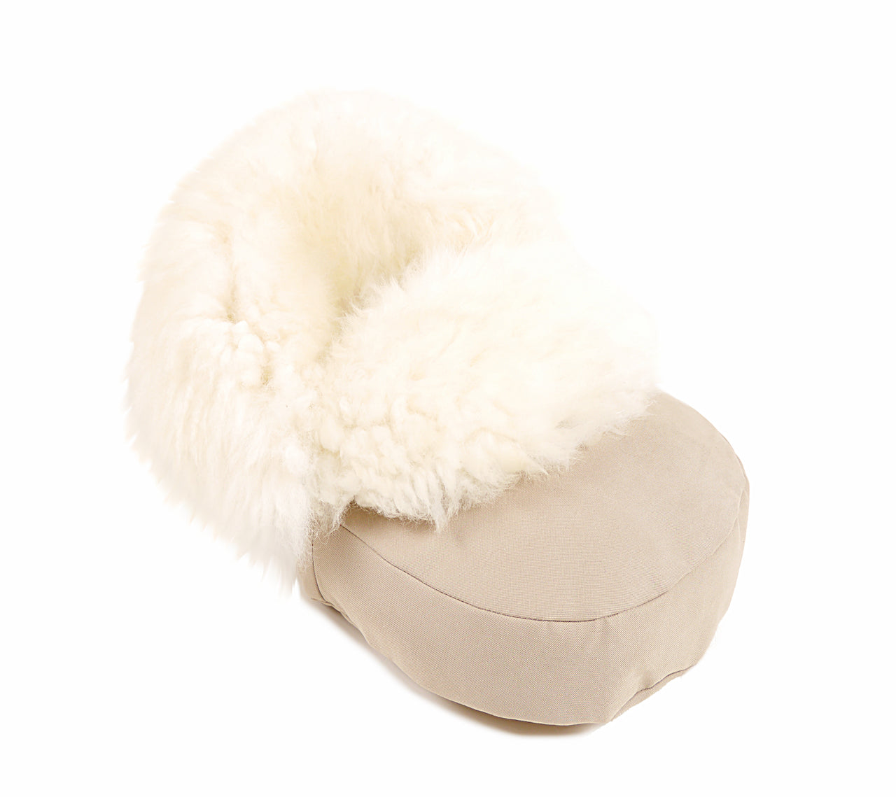 Kaiser Lammfell Fußwärmer beige/natural white