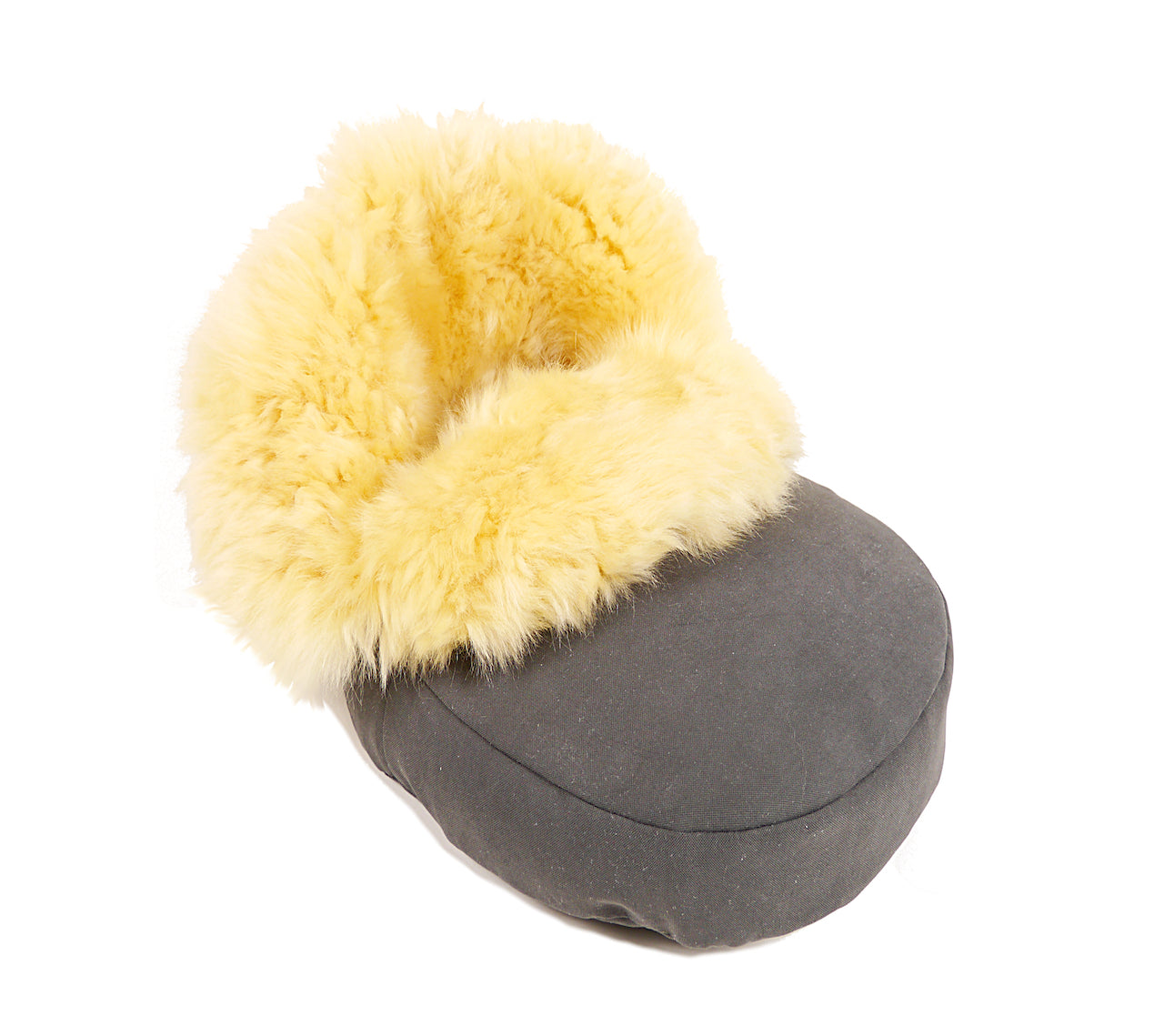 Kaiser Lammfell Fußwärmer anthrazit/champagner