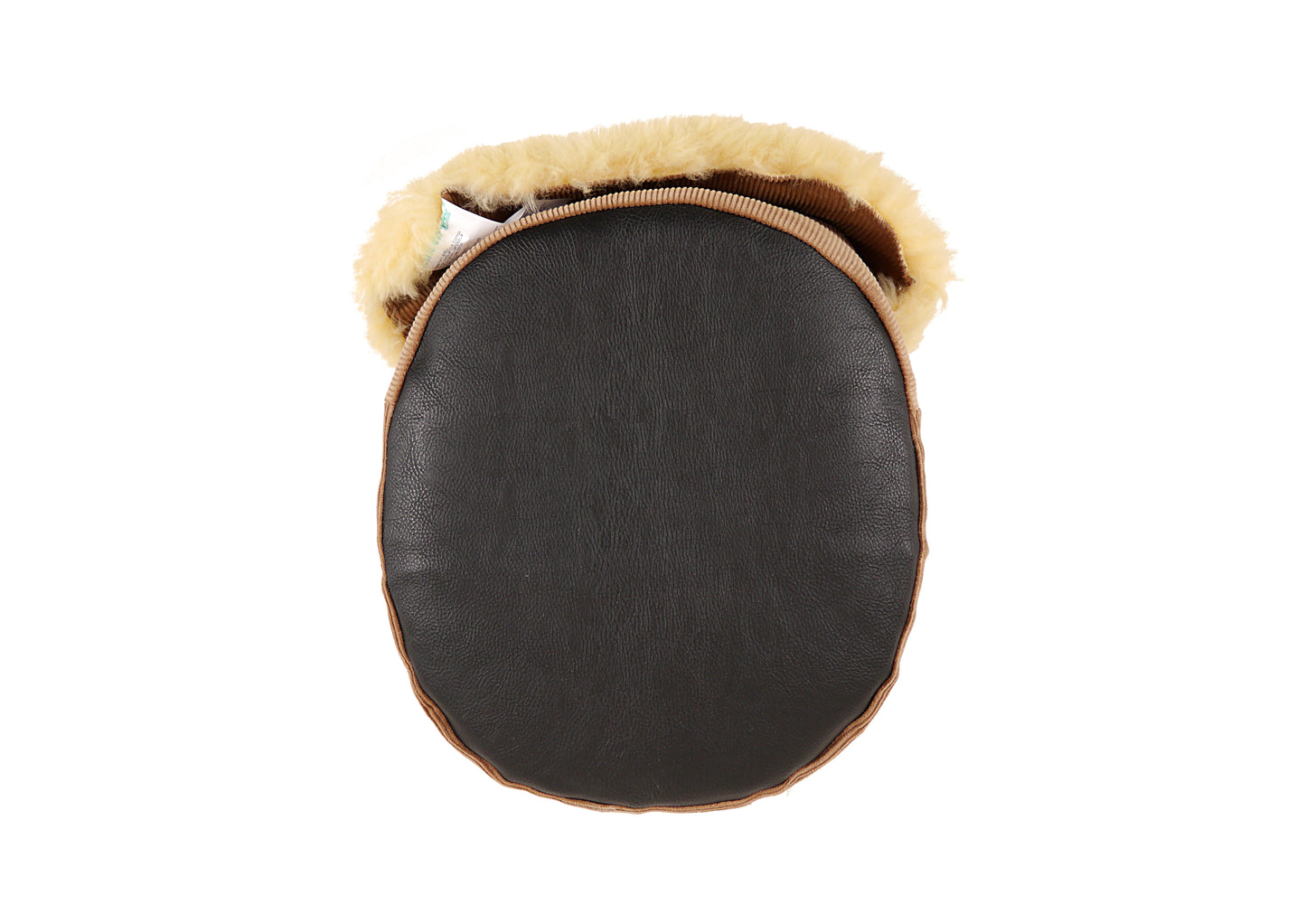 Kaiser Lammfell Fußwärmer Cord beige