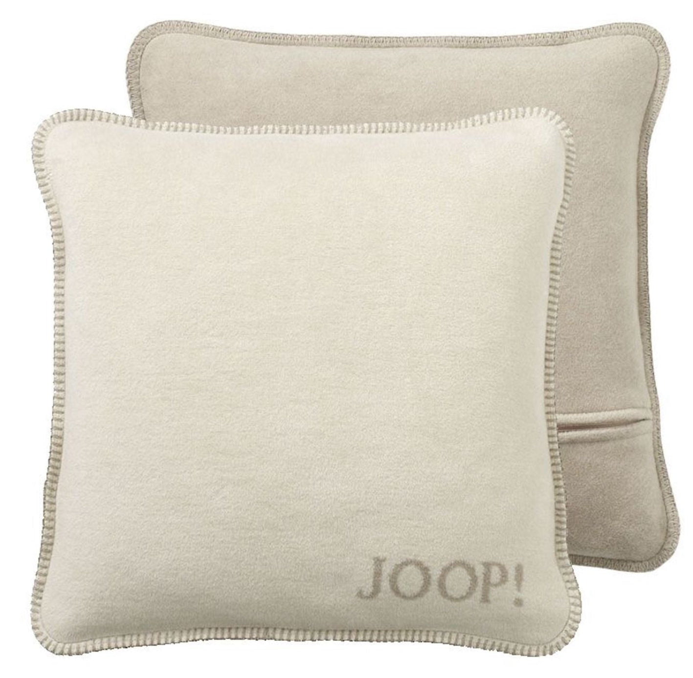 JOOP Kissenhülle Uni Doubleface pergament-sand