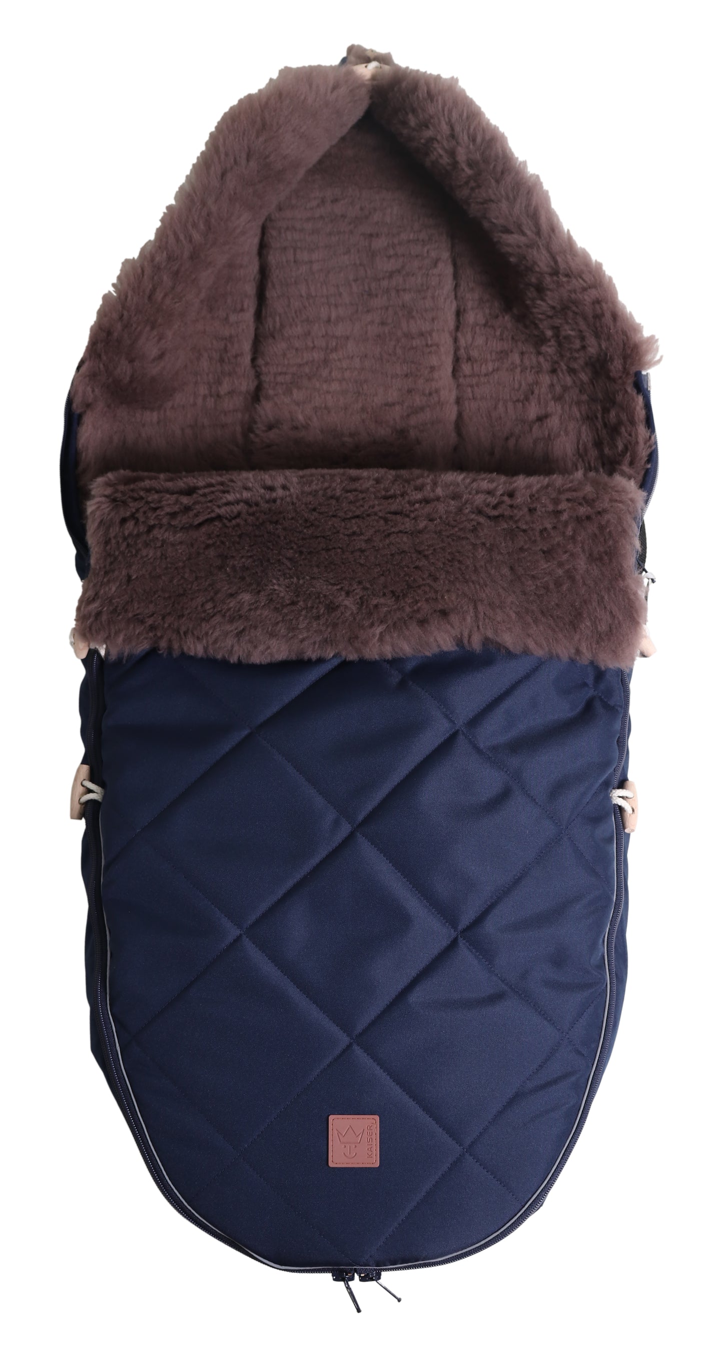 Kaiser Fußsack Toffee Coffee navy