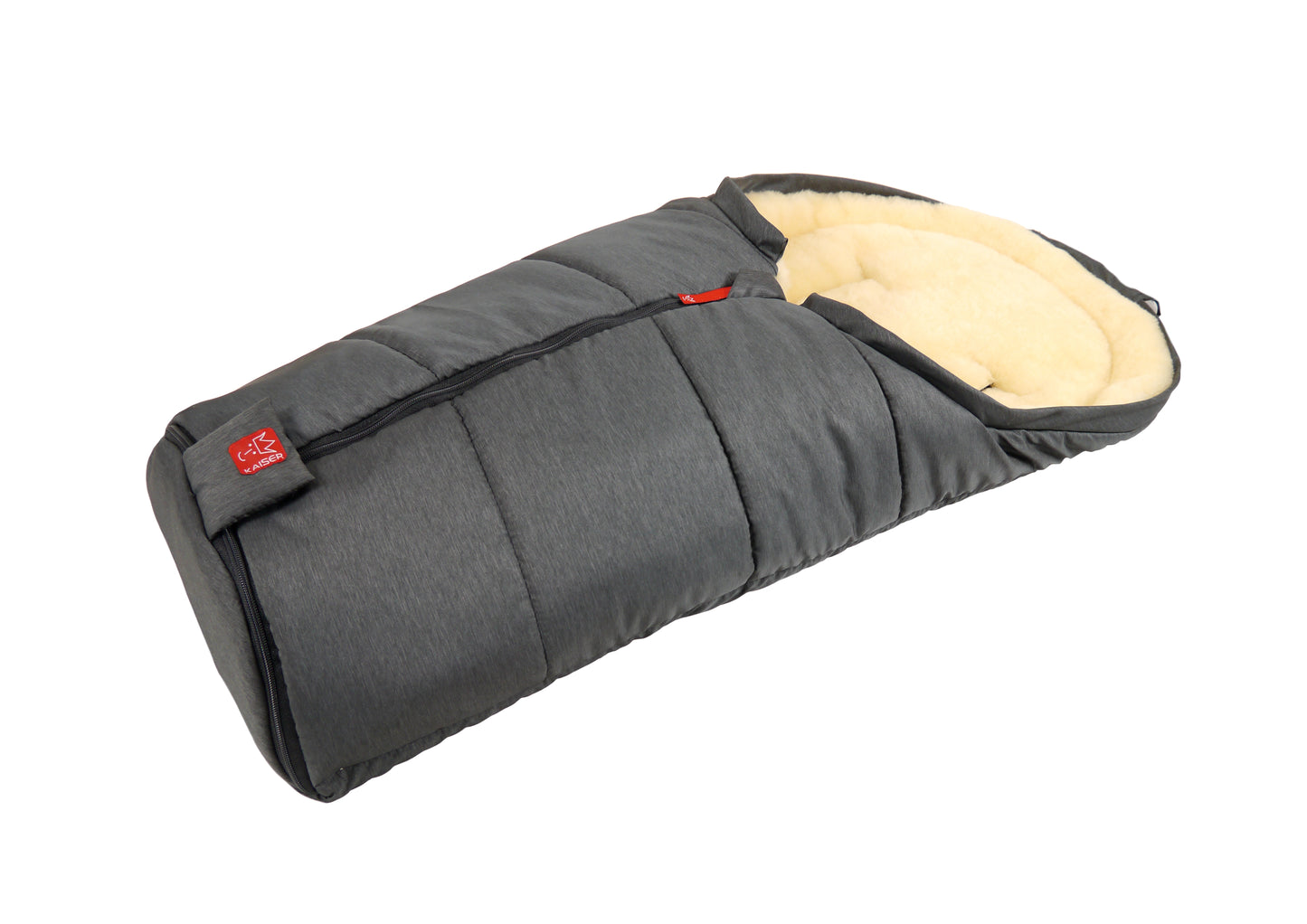 Kaiser Fußsack Channy black melange