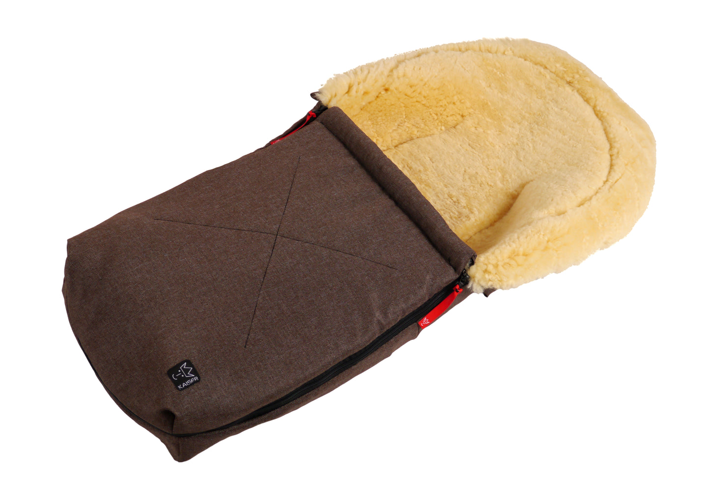 Kaiser Fußsack Emma brown melange